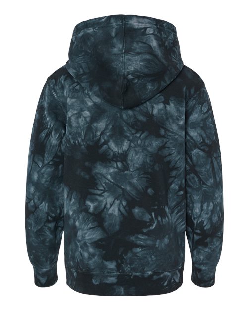 Independent Trading Co. Youth Midweight Tie-Dyed Hooded Sweatshirt-2