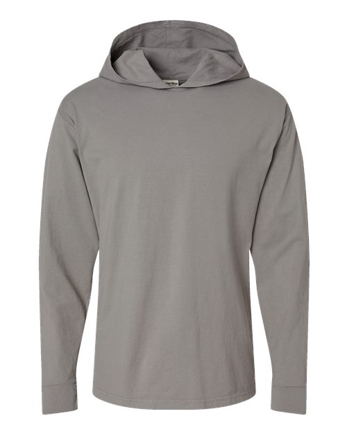 ComfortWash by Hanes Men's Garment-Dyed Jersey Hooded Long Sleeve T-Shirt-1