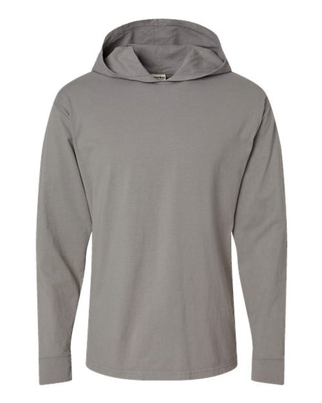 ComfortWash by Hanes Men's Garment-Dyed Jersey Hooded Long Sleeve T-Shirt-1