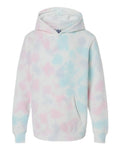 Independent Trading Co. Youth Midweight Tie-Dyed Hooded Sweatshirt-1