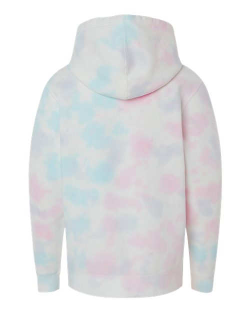 Independent Trading Co. Youth Midweight Tie-Dyed Hooded Sweatshirt-2