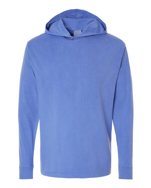 ComfortWash by Hanes Men's Garment-Dyed Jersey Hooded Long Sleeve T-Shirt-1