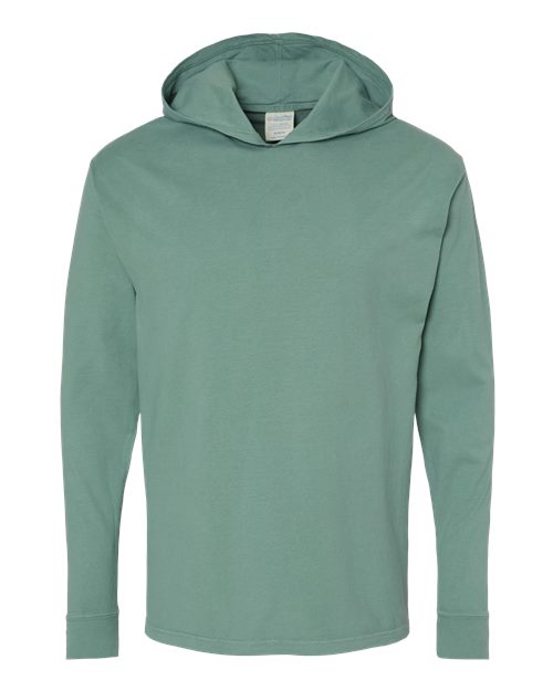 ComfortWash by Hanes Men's Garment-Dyed Jersey Hooded Long Sleeve T-Shirt-1