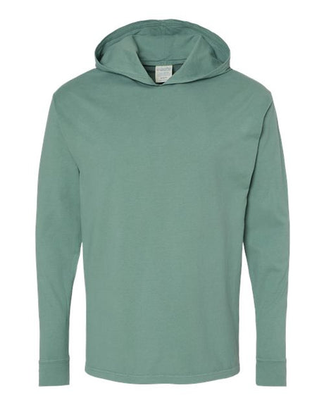 ComfortWash by Hanes Men's Garment-Dyed Jersey Hooded Long Sleeve T-Shirt-1