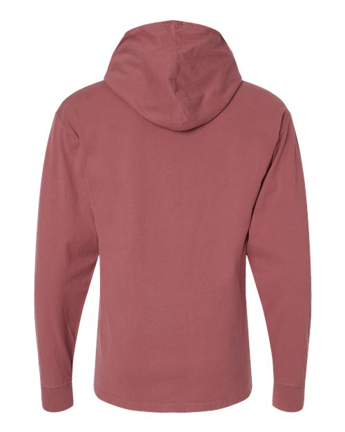 ComfortWash by Hanes Men's Garment-Dyed Jersey Hooded Long Sleeve T-Shirt-2