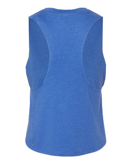 BELLA + CANVAS Women's Racerback Crop Tank-2