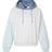 MV Sport Women's Sueded Fleece Colorblocked Crop Hooded Sweatshirt-1