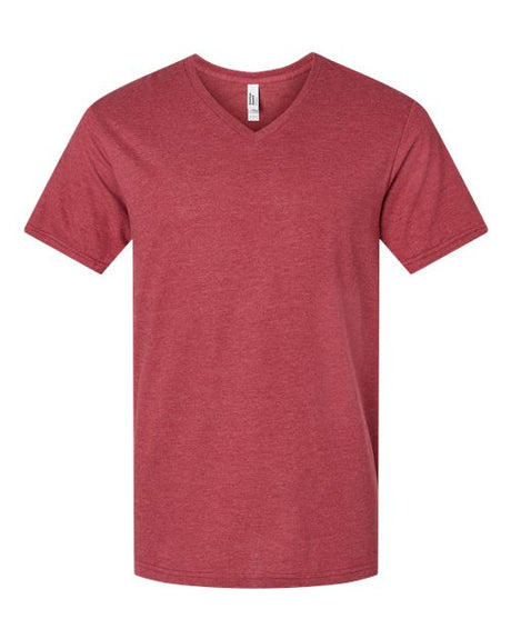 American Apparel Men's CVC V-Neck Tee-1