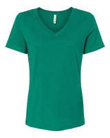 BELLA + CANVAS Women's Relaxed Jersey V-Neck Tee BC6405-1