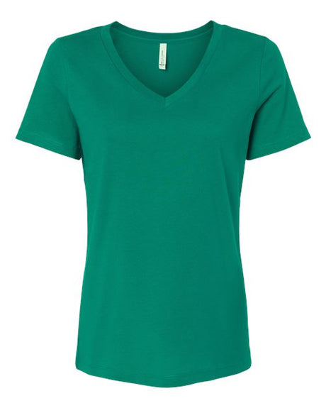 BELLA + CANVAS Women's Relaxed Jersey V-Neck Tee BC6405-1