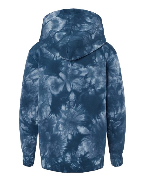 Independent Trading Co. Youth Midweight Tie-Dyed Hooded Sweatshirt-2