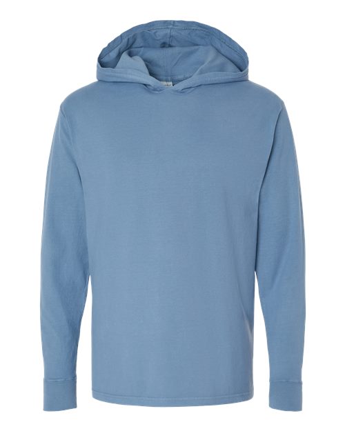 ComfortWash by Hanes Men's Garment-Dyed Jersey Hooded Long Sleeve T-Shirt-1