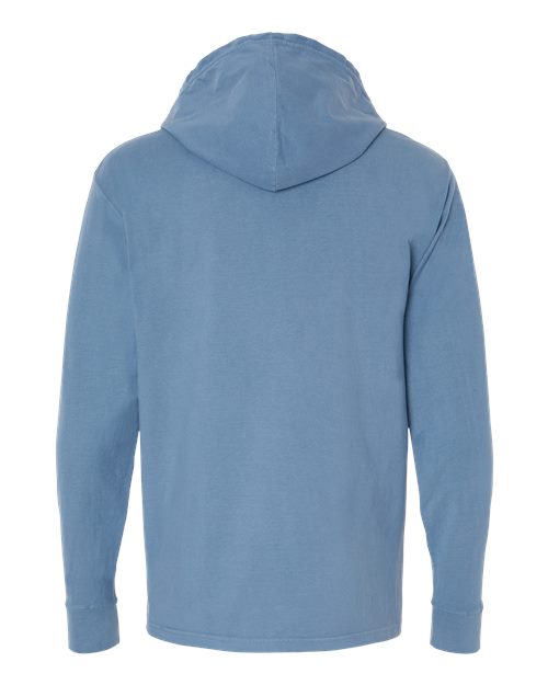 ComfortWash by Hanes Men's Garment-Dyed Jersey Hooded Long Sleeve T-Shirt-2