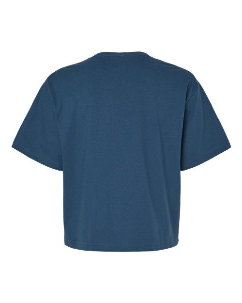American Apparel Women's Fine Jersey Boxy Tee-2