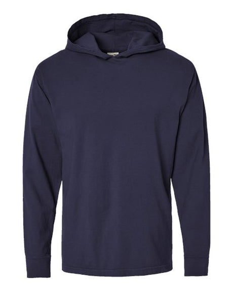 ComfortWash by Hanes Men's Garment-Dyed Jersey Hooded Long Sleeve T-Shirt-1