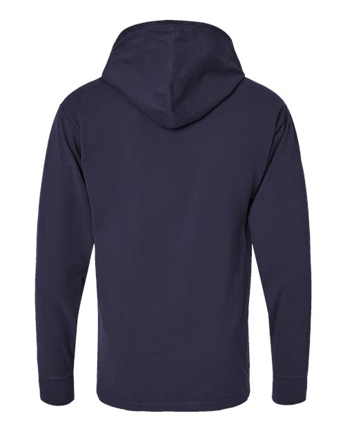 ComfortWash by Hanes Men's Garment-Dyed Jersey Hooded Long Sleeve T-Shirt-2