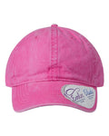 Infinity Her Women's Pigment-Dyed with Fashion Undervisor Cap-1