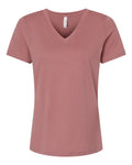 BELLA + CANVAS Women's Relaxed Jersey V-Neck Tee BC6405-1