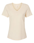BELLA + CANVAS Women's Relaxed Jersey V-Neck Tee BC6405-1