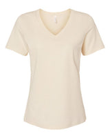 BELLA + CANVAS Women's Relaxed Jersey V-Neck Tee BC6405-1