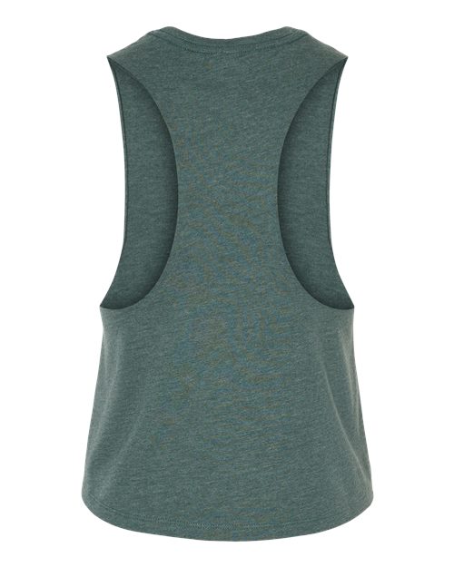 BELLA + CANVAS Women's Racerback Crop Tank-2