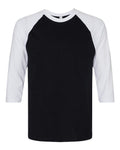 American Apparel Men's CVC Three-Quarter Sleeve Tee-1