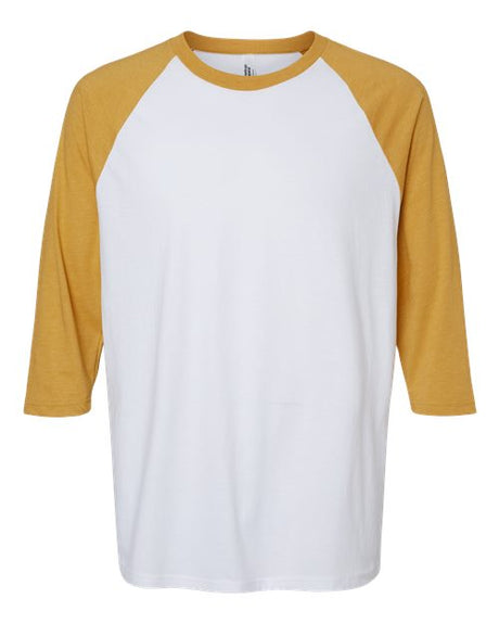 American Apparel Men's CVC Three-Quarter Sleeve Tee-1