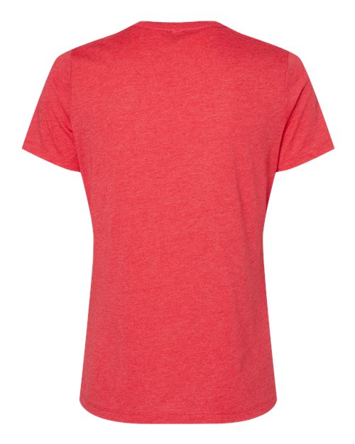 BELLA + CANVAS Women's Relaxed Heather CVC V-Neck Tee-2