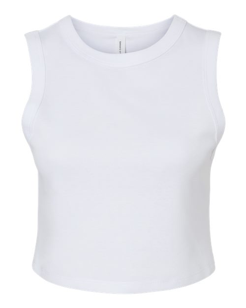 BELLA + CANVAS Women's Micro Rib Muscle Crop Tank-1