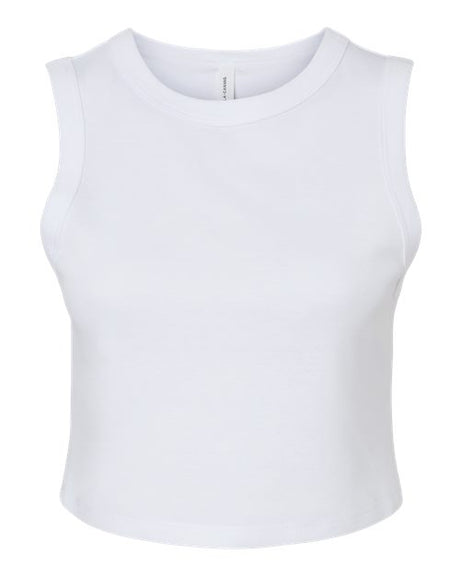 BELLA + CANVAS Women's Micro Rib Muscle Crop Tank-1