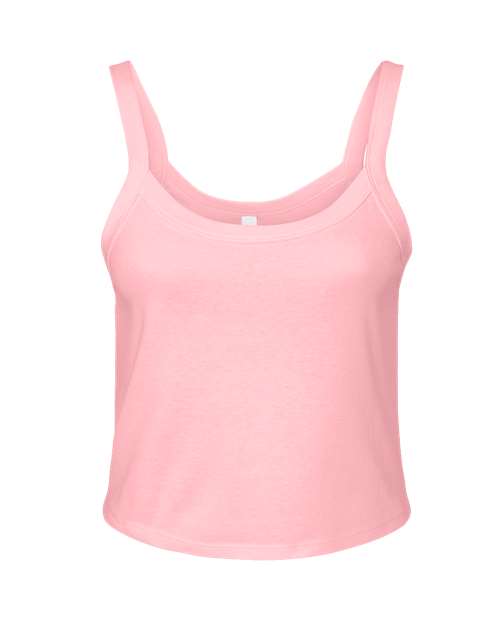 BELLA + CANVAS Women's Micro Rib Spaghetti Strap Tank-1