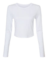 BELLA + CANVAS Women's Micro Rib Long Sleeve Baby Tee-1