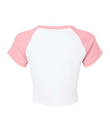 BELLA + CANVAS Women's Micro Rib Raglan Baby Tee-2