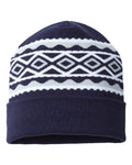 Cap America USA- Made Diamond Cuffed Beanie-1