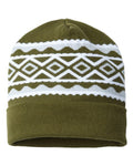 Cap America USA- Made Diamond Cuffed Beanie