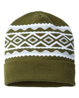 Cap America USA- Made Diamond Cuffed Beanie