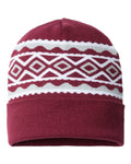 Cap America USA- Made Diamond Cuffed Beanie