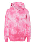 Independent Trading Co. Youth Midweight Tie-Dyed Hooded Sweatshirt-1