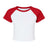 BELLA + CANVAS Women's Micro Rib Raglan Baby Tee-1