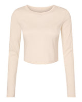 BELLA + CANVAS Women's Micro Rib Long Sleeve Baby Tee-1