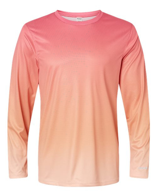 Paragon Men's Barbados Performance Pin Dot Long Sleeve T-Shirt-1