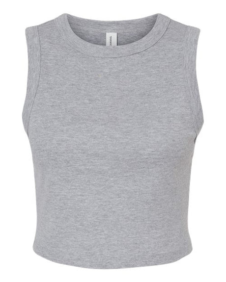 BELLA + CANVAS Women's Micro Rib Muscle Crop Tank-1