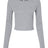BELLA + CANVAS Women's Micro Rib Long Sleeve Baby Tee-1