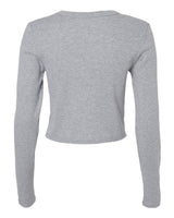 BELLA + CANVAS Women's Micro Rib Long Sleeve Baby Tee-2
