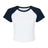 BELLA + CANVAS Women's Micro Rib Raglan Baby Tee-1