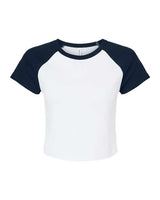 BELLA + CANVAS Women's Micro Rib Raglan Baby Tee-1