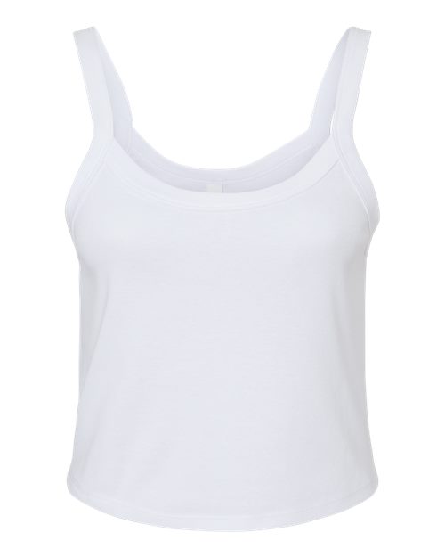 BELLA + CANVAS Women's Micro Rib Spaghetti Strap Tank-1