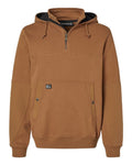 DRI DUCK Men's Mission Quarter-Zip Hooded Pullover-1