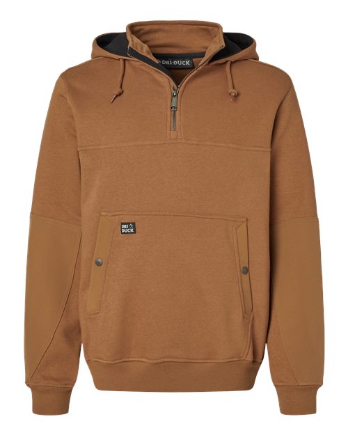 DRI DUCK Men's Mission Quarter-Zip Hooded Pullover-1