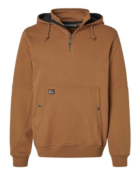 DRI DUCK Men's Mission Quarter-Zip Hooded Pullover-1